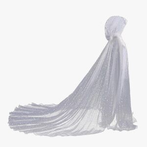 Elegant White Women's Cape